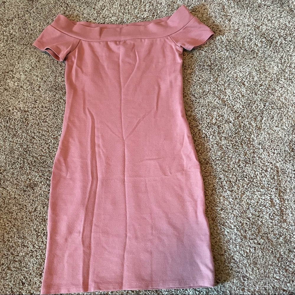 Forever 21 Pale Pink Bodycon Dress